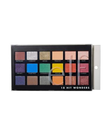 e.l.f. 18 Hit Wonders Eyeshadow Palette - Matte, Satin & Shimmer Shades - Ultra-Pigmented - 0.63 Oz - Buy Online on GoSupps.com