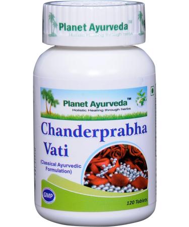 Chanderprabha Vati - 120 Tablets - 500mg - Planet Ayurveda (in USA)