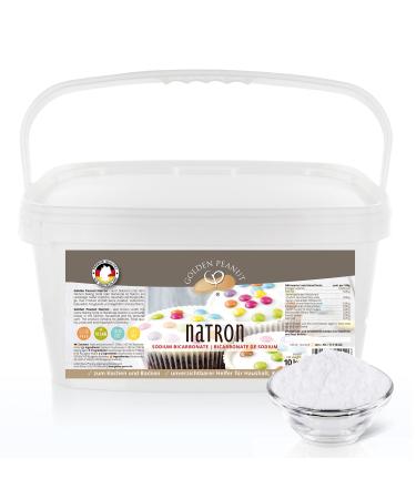 Golden Peanut Natron powder 10 kg - Premium sodium hydrogen carbonate backsoda baking powder washing -soda high -purity food quality from Germany 10 kg (1 Pack)