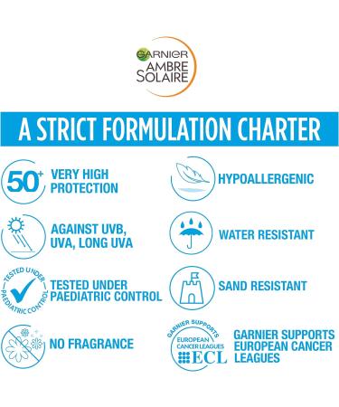 Ambre Solaire Kids Sensitive Anti-Sand Sun Cream Spray SPF50+ 200ml - Best Protection for Sensitive Skin - Buy Online on GoSupps.com