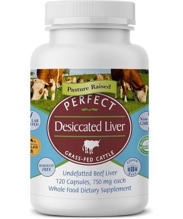Perfect Supplements Whole-Food Nutrition Bundle Aquatic Greens Capsules & Desiccated Beef Liver Capsules Daily Energy Vitality & Nutrient Support - Buy Online on GoSupps.com