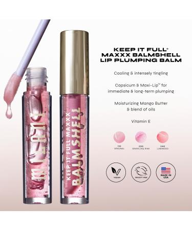 Keep It Full Maxxx Balmshell Lip Plumping Balm-230 Sparkling Pink - Buy Online on GoSupps.com