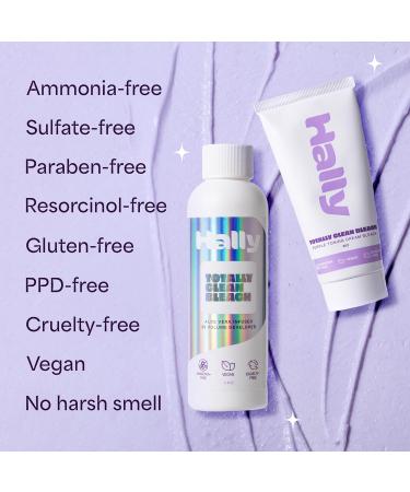Buy Hally Hair Bleach Kit - Gentle Vegan Hair Lightener & Toning Cream - Lifts Up to 8 Levels Cruelty-Free International Shipping - Buy Online on GoSupps.com