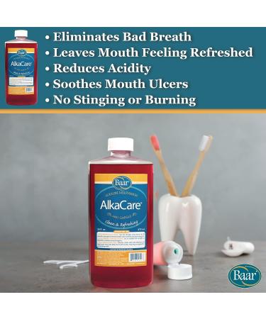 AlkaCare Mouthwash & Gargle 16 Oz - Oral Health Solution - Buy Online on GoSupps.com