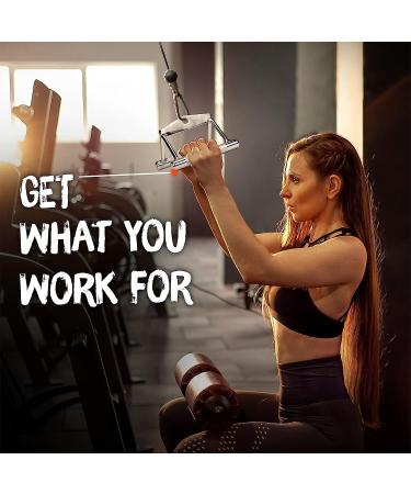 Yes4All Seated Row Double D Handle Cable Attachment  Double D Grip / Double Row Handle for Cable Attachment (Chrome) A. Double Row Chrome - Buy Online on GoSupps.com