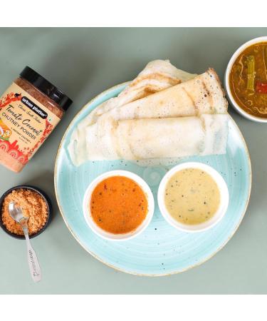 South Indian Style Instant Tomato Coconut Chutney Powder 200G / 7Oz Nariyal Ki Chutney Just Water  - Buy Online on GoSupps.com