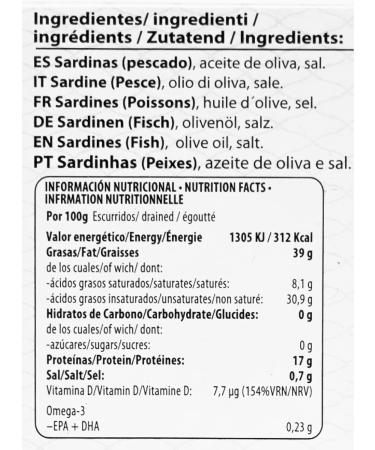 Soldimar Pesasur Small Sardines in Olive Oil 120g (Pack of 5) - Buy Online on GoSupps.com
