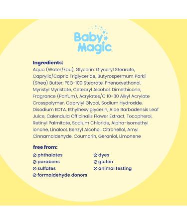 Baby Magic Creamy Whipped Butter | Helps Keep Skin Feeling Healthy and Baby Soft | Hypoallergenic | 8.4 fl oz. Soft Powder - Buy Online on GoSupps.com