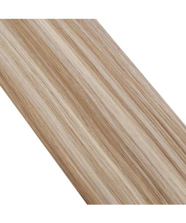 Moresoo 12 Tape In Extensions - #P14/613 Caramel & Platinum Blonde Real Human Hair - 20 Pieces 30g Silky Invisible Tape Extensions - Buy Online on GoSupps.com