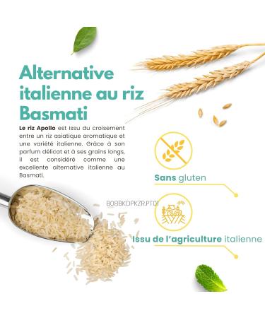  13 di Ilaria 6 kg Apollo rice (Italian alternative to exotic or fragrant rice such as Basmati and Jasmine) 13 by Ilaria - Made in Italy - Buy Online on GoSupps.com
