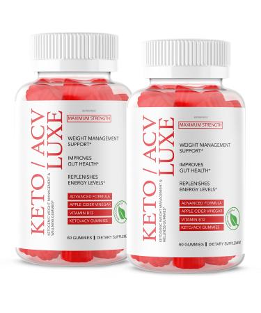 (2 Pack) - Keto Luxe ACV Gummies - New KetoLuxe Plus Advanced Apple Cider Maximum Strength Formula KetoLuxeACVGummies Shark KetoLuxeACV + Gummys Brand Reviews Pure LuxeGummies 60 Days Supply 60 Count (Pack of 2) - Buy Online on GoSupps.com