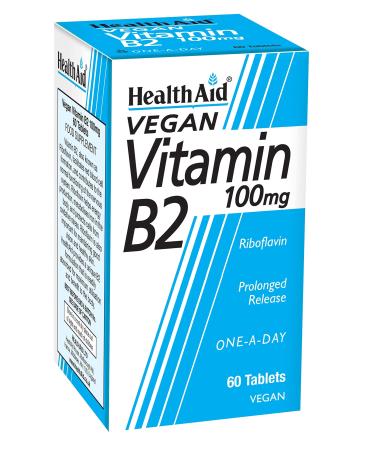 Vitamin B2 (riboflavin) 100mg S/R (delayed release) 60 tablets H