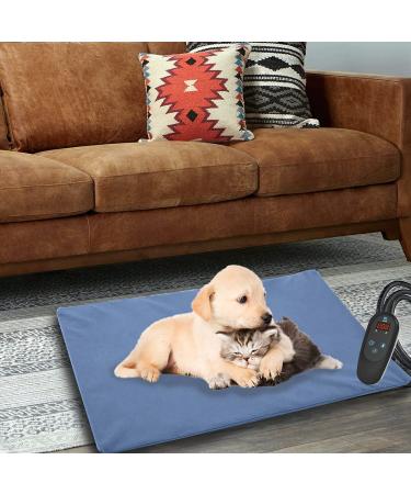 2021 Heated Pet Pad - Adjustable Temperature, Waterproof, Timer, Anti-Bite - Dog & Cat Heating Mat for All Sizes - Buy Online on GoSupps.com