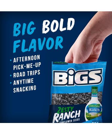 Bigs Hidden Valley Zesty Ranch Flavour Sunflower Seeds 152g (5.35 OZ) - Buy Online on GoSupps.com