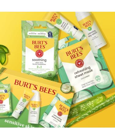 Burt's Bees Gentle Skin Care To-Go Set Includes Cleanser Towelettes Lotion and Sheet Mask Travel Size Facial Skin Care Products for Sensitive Skin Natural Origin 1 Gift Set Gentle Skin Set - Buy Online on GoSupps.com