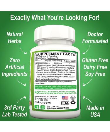 Dr. BO Lung Support & Colon Cleanse - Herbal Formula for Respiratory Health & Bowel Movements - Buy Online on GoSupps.com