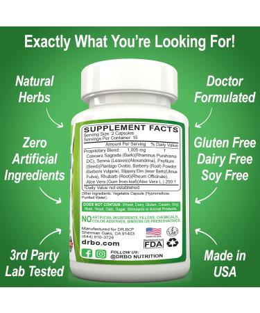 Colon Cleanser Detox Supplement Capsules - 15 Day Colon Cleanse Pills & Probiotic Herbal Formula - Daily Bowel Movement Supplements for Intestinal Stomach Bloating Digestive Gut Cleansing Support - Buy Online on GoSupps.com