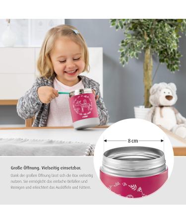 Reer Stainless Steel Warming Box for Baby Food - 300ml Berry Red | Anti-Slip Base | International Shipping - Buy Online on GoSupps.com