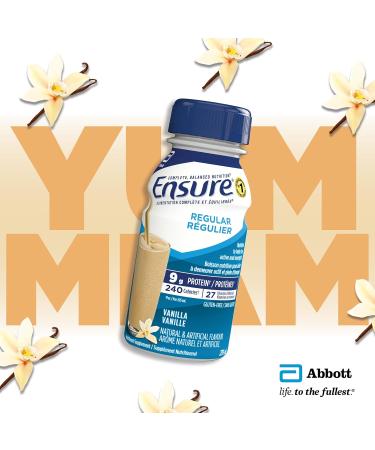 Ensure Regular Nutritional Supplement Shake Nutrition To Stay Active And Energetic Vanilla 6 x 235-mL Bottles Vanilla 235 ml (Pack of 6) - Buy Online on GoSupps.com