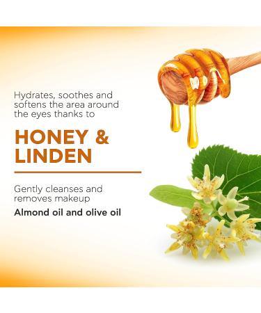 APIVITA Natural Eye Make-up Remover with Honey and Linden 3.38 fl.oz. | Gentle Cleansing Milk for Sensitive Eyes, Contact Lenses Wearers | Removes Waterproof Makeup & Impurities - Buy Online on GoSupps.com
