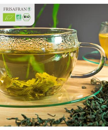 FRISAFRAN | Organic Gunpowder Mint Green Tea in Bulk 200g | Antioxidant | Japanese green tea | Digestive | good health | refreshing drink - Buy Online on GoSupps.com