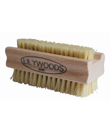 Buy Lilywoods Extra Robust Wooden Nail Brush - Double-Sided Cactus Bristles Twin Pack | Durable & Eco-Friendly International Shipping - Buy Online on GoSupps.com