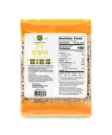 ROM AMERICA 7 Premium Healthy Mixed Grains Rice - 7 Grains Blend with Brown, Wild, Red Rice, Barley, Oat, Sweet Rice - 4lb Pack - Organic & Non-GMO - Buy Online on GoSupps.com