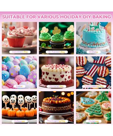 Buy Wwtop 5 Gel Food Color Set - 25g x5 | Sugar-Free Cake & Fondant Coloring | Ideal for Macarons Drinks & Easter Eggs - Buy Online on GoSupps.com