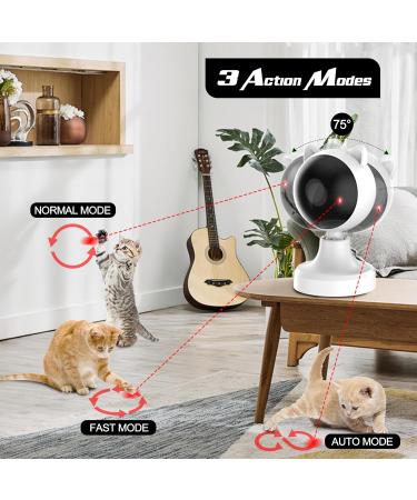 Buy TRHIMLSBRAD Rechargeable Laser Cat & Dog Toys - Automatic Interactive Bird Laser Toy for Pets - Buy Online on GoSupps.com