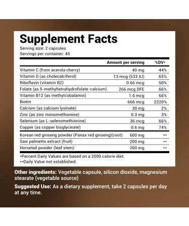 Dr. Berg's All in One Hair Growth Vitamins for Men & Women - Biotin, Saw Palmetto, DHT Blocker - 90 Veg Capsules - Buy Online on GoSupps.com
