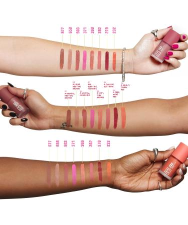3ina Make-Up No-Rules Cream 362 Vegan Pink Liquid Blush for Eyes Lips & Cheeks | Natural Finish with Sweet Almond Oil | Cruelty-Free Cream Blusher - Buy Online on GoSupps.com