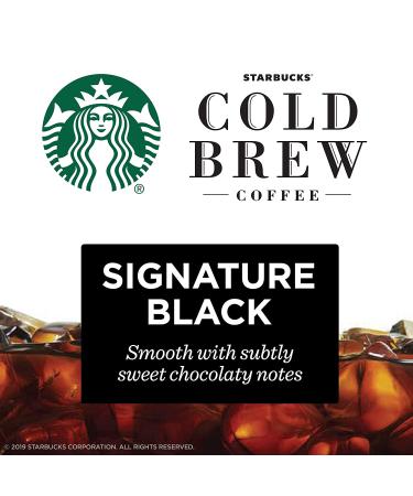 Starbucks Cold Brew Coffee Pods | Signature Black | 36 Single-Serve Concentrate Capsules | Pack of 6 - Buy Online on GoSupps.com