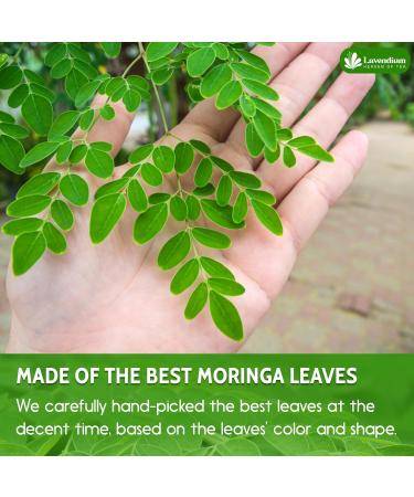 Lavendium Premium 700g (24.69oz) Moringa Leaf Powder 100% Natural and Pure from Moringa Leaves No Additives No Gluten No Sugar Vegan - Buy Online on GoSupps.com