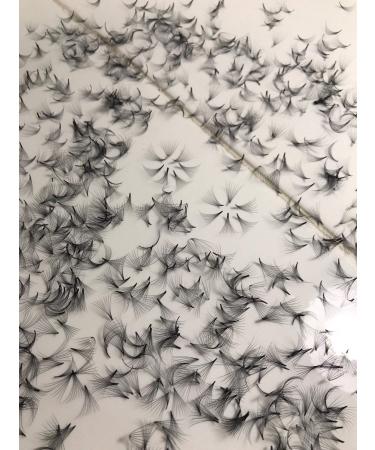 8D PREMADE (HAND MADE) FAN LASHES (500 FANS/TRAY) FOR EYELASH EXTENSION  C CURL AND D CURL  0.07 THICKNESS  LENGTH FROM 10MM-15MM (D13mm8D)