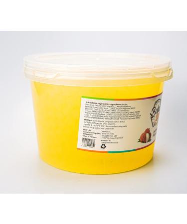 Boba Lish Popping Boba Pearls for Bubble Tea - 2.1kg | Lychee | Bursting Pearls Bubble | Real Fruit Juice For Dessert Smoothie | 100% Vegan & Glutenfree No Artificial Colours - Buy Online on GoSupps.com