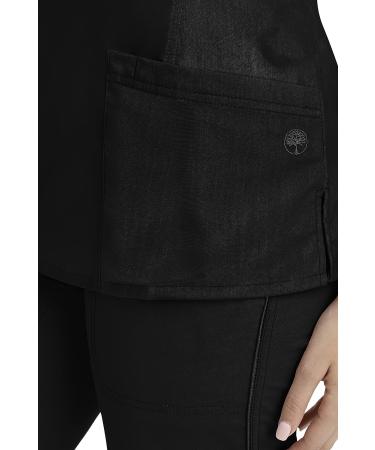 Healing Hands Purple Label Scrubs Top 2278 Jasmin | Women's V-Neck Scrub Top XL Black - Buy Online on GoSupps.com