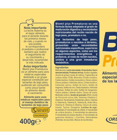 Blemil Plus Prematuros Bote 400G - Buy Online on GoSupps.com