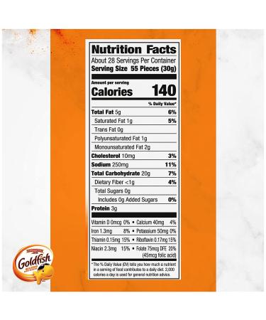 Pepperidge Farm Goldfish Crackers Cheddar 30 oz. Carton - Delicious Snack for Sharing - Buy Online on GoSupps.com