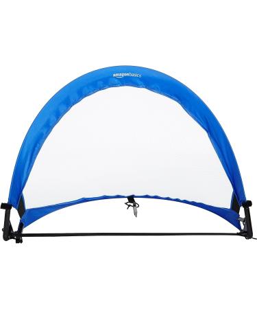 Amazon Basics 2.5 ft Pop-Up Soccer Goal Net Set with Carrying Case - Blue - Buy Online on GoSupps.com