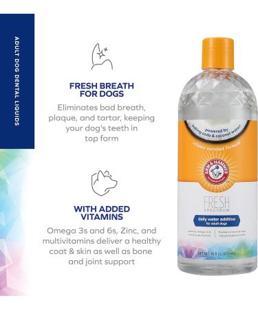 Arm & Hammer Fresh Spectrum Dental Water Additive White 16.9 Fl Oz (Pack of 1) - Buy Online on GoSupps.com