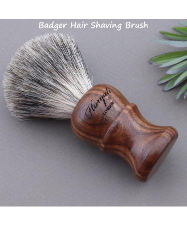 Professional Wooden Shaving Set - 4 Piece Luxury Grooming Kit for Men | International Shipping Available - Buy Online on GoSupps.com