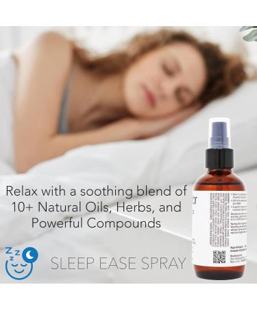 PURA D'OR 3.38 Oz Sleep Ease Spray Relaxing Mist with Botanical Extracts Infused with Melatonin Magnesium & GABA Supports Tranquility & Relaxation - Buy Online on GoSupps.com