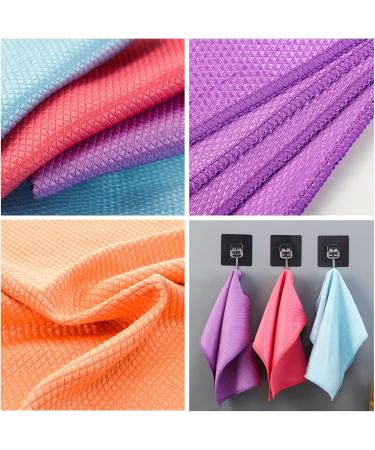 Probablei Streak-Free Miracle Cleaning Cloths Reusable Probablei Multipurpose Cleaning Cloth Probable Cleaning Cloth for Glass Dishes Mirrors(10Pcs) - Buy Online on GoSupps.com