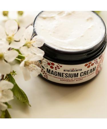 Magnesium Good Night Cream - Natural Relief for Muscle Tension & Leg Cramps | Safe for Pregnancy & Kids | Organic Vegan Night Lotion (Peppermint - Buy Online on GoSupps.com