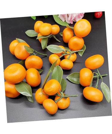 Zerodeko 3pcs Simulation Sugar Orange Plastic Fruit Decor Orange Model House Decorations for Home Artificial Orange Home D cor Playhouse Toy Photo Prop Household Showcase Foam - Buy Online on GoSupps.com