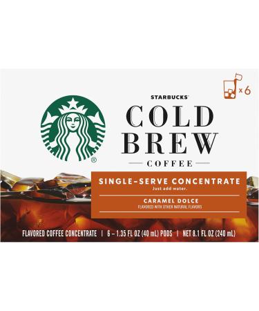 Starbucks Cold Brew Concentrate 16.2 Fl Oz (Signature Black + Caramel Dolce) - Buy Online on GoSupps.com
