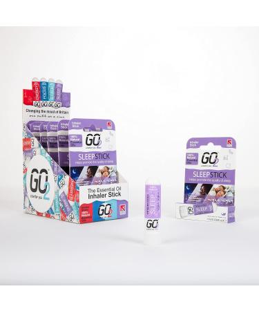 GO2 Inhaler Sleep Stick - Natural, Synthetic-Free & Cruelty-Free Essential Oils (1ml) - Buy Online on GoSupps.com