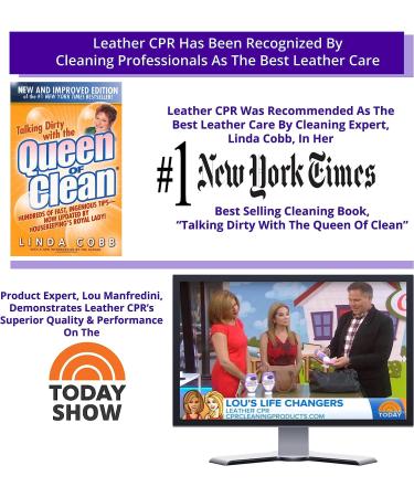Leather CPR Cleaner & Conditioner Kit with Microfiber Applicator - Restores, Protects & Prolongs Life of Furniture, Handbags, Car Seats, Jackets & Saddles - 18 Ounce Pack - Buy Online on GoSupps.com