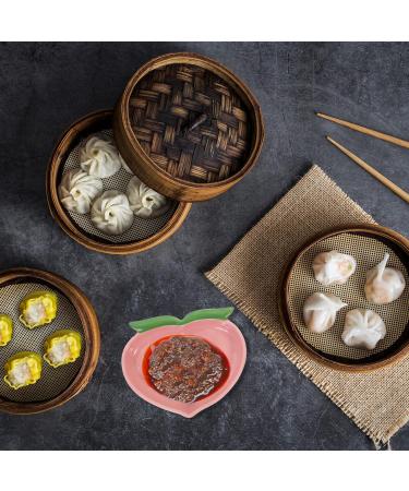 Zerodeko 2pcs Ceramic Sauce Dish Chinese Small Bowls Dip Bowls Seasoning Container Condiment Dishes Vinegar Plates Fruit Container Ketchup Bowl Fork Rest Soy Sauce Ceramics Rabbit - Buy Online on GoSupps.com