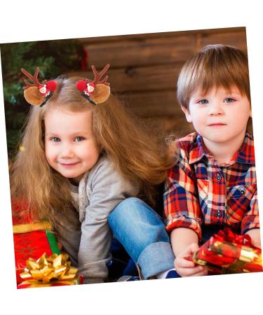 FRCOLOR 6 Pairs Christmas Hair Clips Animal Horns Hair Clip Reindeer Ear Hair Clips Santa Hair Clip Mini Mushroom Kid Hair Accessories Antler Ear Hairpins Child Pine Cones Antlers Abs - Buy Online on GoSupps.com